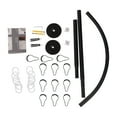 thumbnail image 4 of L Shaped Curved Shower Curtain Rods 29.53-35.43×37.4-51.18, Stainless Steel Extendable Corner Shower Rails, 4 of 7