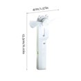 thumbnail image 4 of Yuarrent Ventilador de mano Suministros de oficina de carga Ventilador USB 1500mAh 2 engranajes Recargable Tamaño mini Enfriador de aire de agua Electrodomésticos Blanco Yuarrent HA063628-01, 4 of 6
