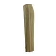thumbnail image 2 of Womens Culottes Linen Blend Wide Leg Pants Casual Palazzo Elastic Waist with Pockets, 2 of 7