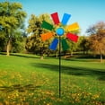 thumbnail image 5 of Colored Metal Windmill Inserts Decoration Garden Ornaments, 119CM, 5 of 5