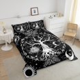 thumbnail image 2 of Set de edredón Erosebridal Tree of Life Sun Moon Gothic King, 2 of 5