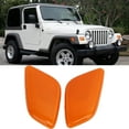 thumbnail image 4 of Side Marker Light Housing, Yellow High Strength 2PCS Marker Lamp Cover Replacement For Jeep Wrangler 1997-2006 For Auto ANGGREK Otros, 4 of 8