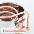 thumbnail image 3 of Danolapsi Alcohol Still 3 Gal 12L/5 Gal 19LStainless Steel Alcohol Distiller Copper Tube Spirit Boiler With Build-In Thermometer for Home Brewing DIY Whisky Wine Brandy Making, 3 of 5
