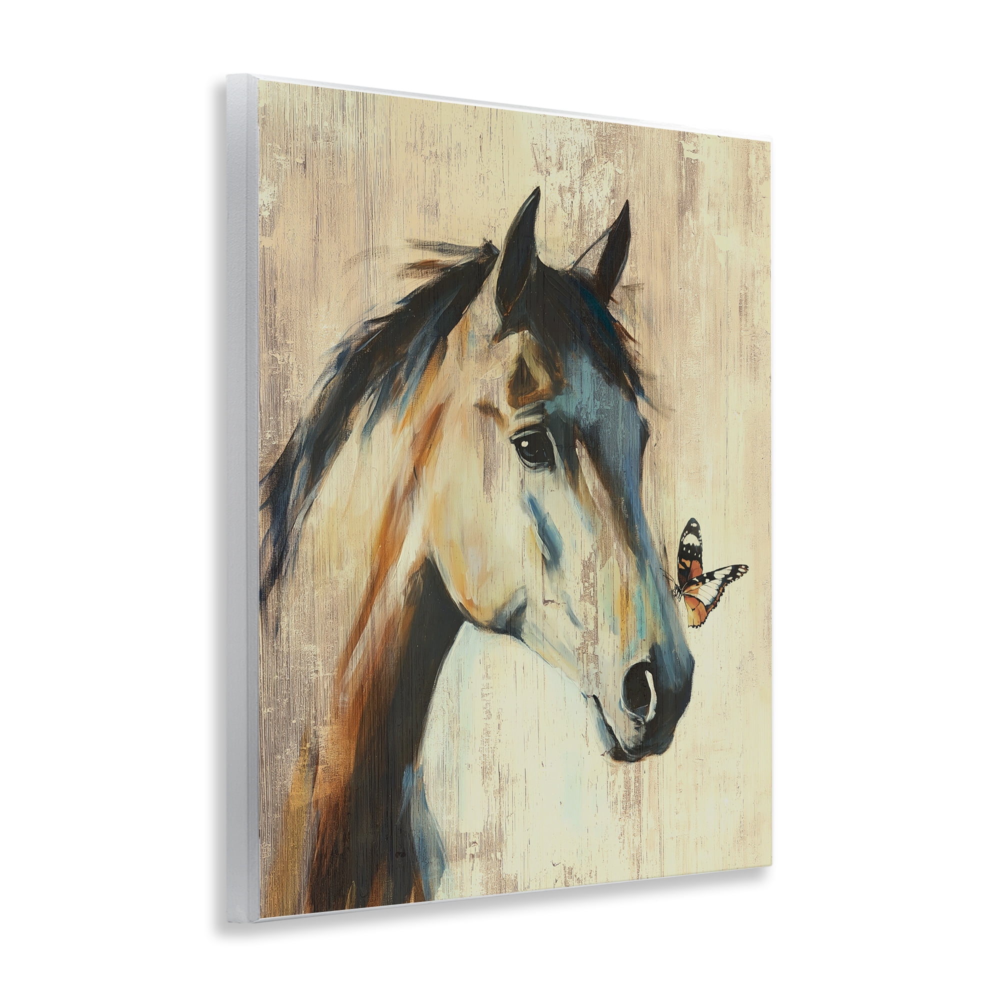 Stupell Industries Tiny Magic Horse & Butterfly Wall Plaque Art, design by Svetlana Aleynikova
