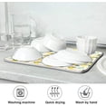 thumbnail image 7 of FREEAMG Many Lemons Dish Drying Mat - 18 x 24inch- Extra Large Microfiber Dish Draining Mat, Counter top Mat, Microfiber Multi-Purpose Counter Rack Sink Drainer Pad, 7 of 7