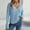 Blue, variant on Deal of the Week Ofreoo Women Fashion Casual Long Sleeve V-Neck Keeping Warm Outing Sweater Oversized Sweatshirt for Women