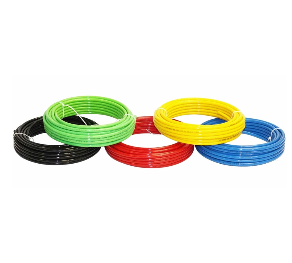 5/8" OD x 100' Red SAE J844 Nylon Air Brake Tubing DOT Approved | Pneumatic Nylon Air Line Hose for Air Brake System