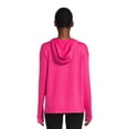 thumbnail image 3 of Athletic Works Women's French Terry Mock Neck Hoodie, Sizes XS-XXXL, 3 of 5