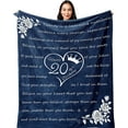 thumbnail image 1 of LHSHID Happy 30th Birthday Gifts for Her/Him 30th Birthday Gifts for Women/Men 30 Year Old Birthday Gifts for Women/Men Best Birthday Gifts Unique 30th Birthday Gifts Blanket 60x80in, 1 of 6