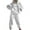Gray, variant on Fanxing Oversized Tracksuit for Teen Girls Boyfriend Style Sweatsuit for Women Two Piece Suit Track Outfits for Teen Girls 2 Piece Set Athleisure Set Activewear