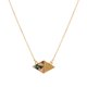 thumbnail image 2 of HomeKingdee Asymmetric Natural Color Abalone Alloy Necklace for Women and Girls - Fashion Trend Jewelry for Various Occasions, 2 of 5