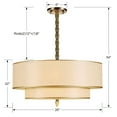 thumbnail image 5 of 9507-AB-Crystorama Lighting-Luxo - Five Light Chandelier in Traditional and Contemporary Style - 26 Inches Wide by 22 Inches High-Antique Brass Finish, 5 of 10
