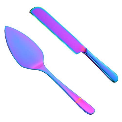 304 Stainless Steel Spatula Baking Tool Cake Shovel for Pie/Pizza/Cheese Rose Gold Buyer Star Cake Shovel Sets 