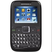 Motorola MotoGO 616960034339 EX431G Bar Cell Phone - GSM 850/900/1800/1900 MHz - Straight Talk - 2.2-inch Display - Bluetooth 2.1 - 2.0 Megapixels Camera - Black - Locked to Prepaid