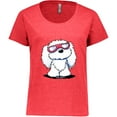 thumbnail image 3 of Inktastic Summertime Maltese Women's Plus Size T-Shirt, 3 of 5