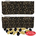 thumbnail image 2 of Beistle Black and Gold Plastic Balloon Bag-1 Pc, 3' x 6' 8", 2 of 6