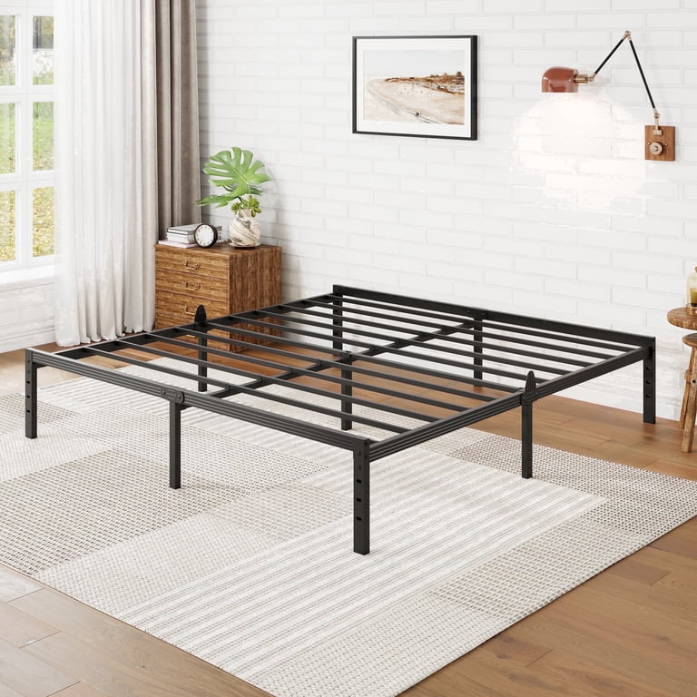 Auroral Zone 14-Inch King Metal Platform Bed, Heavy Duty photo 6