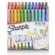 Sharpie S-Note Creative Highlighter Markers, Assorted Colors, Chisel Tip, 36 Count