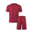 thumbnail image 5 of JAJAHO Mens Summer 2 Piece Outfits Short Sleeve Loose Fit T Shirt And Drawstring Shorts Set Comfortable Athletic Casual Wear Solid Color Versatile Outfit, 5 of 9