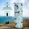 thumbnail image 3 of Cow Gifts- Cute Cow Print Tumbler, Insulated 20 Oz Blue Cup Tumbler with Lid and Straw, Cow Coffee Cup Travel Mug Water Bottle, Birthday Gifts for Women Teen Girls, Cow Stuff, Decor, 3 of 6