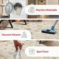 thumbnail image 2 of nuLOOM Krystin SpinClean Distressed Machine Washable Area Rug, 6' x 9', Krystin Beige, 2 of 16