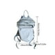 thumbnail image 4 of Mochila para mujer Mochila universitaria ligera Cremallera Color sólido para deportes al aire libre, 4 of 8