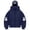 Navy, variant on felwors Women's Long Sleeve Halloween Zip-Up Hoodie with Face Mask Oversized Graphic Sweatshirt for Fall Festive Light Gray for Size M