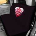 thumbnail image 2 of CHAQLIN Valentine's Day Car Back Seat Covers Featuring I Love You Heart, Set of 2 Pieces Stretch Durable Covers for Dog Owners and Daily Travel, 2 of 4