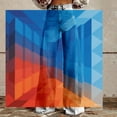 thumbnail image 2 of Bovemsi Wide Leg Pants Woman High Waist Patterned Lightweight Loose Fit Casual Colorful Trouser Imitation Jeans Travel Pants, 2 of 9