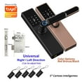 thumbnail image 2 of Biometric Electronic Door Lock Digital Black Smart Lock Tuya App Remote Unlocking Keyless Lock Fingerprint Door Lock ,Smart and Convenient, 2 of 6