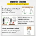 thumbnail image 6 of 100PCS Oscillating Saw Blades Quick Release Multitool Blades Kit HCS Tool Blades for Wood Plastic Compatible with Dewalt Dremel Fein Worx Bosch Makita Milwaukee, 6 of 6