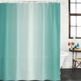 thumbnail image 3 of Turquoise Ombre Waterproof Fabric Shower Curtain,Modern Gradient Abstract Art Waterproof Fabric Shower Curtain for Bathroom Curtains Bathtubs Hotel Shower Curtains with 12 Hooks Stall 48x72in, 3 of 8