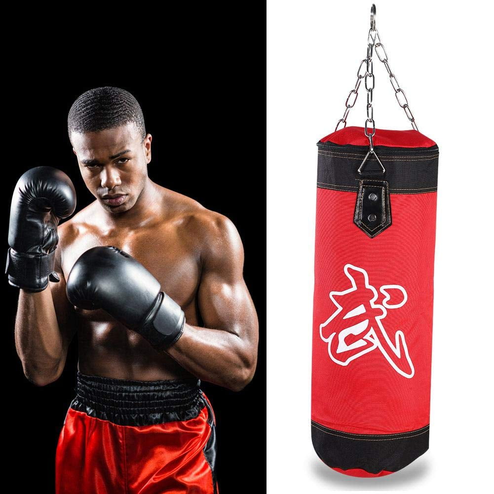 Boxing Punching Bag Punching Bag Filled Set Junior Kickboxing 2ft Heavy Mma Training Youth Gloves Mitts Muay Thai Martial Arts Unfilled 60cm Walmart