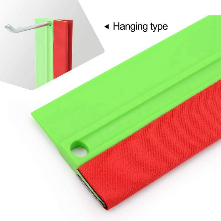 2 Pack Plastic Squeegees For Soft Vinyl Sticker Squeegee Window Tinting  Tool Soft Felt Scraper (2pcs)