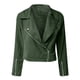 thumbnail image 3 of Chaqueta corta con cremallera frontal abierta de manga larga para mujer a la moda Fridja BV0+1830, 3 of 8