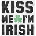 thumbnail image 2 of Kiss Me Im Irish Classic Saint Pattys Zip Up Hoodie Men's Women's Brisco Brands M, 2 of 6