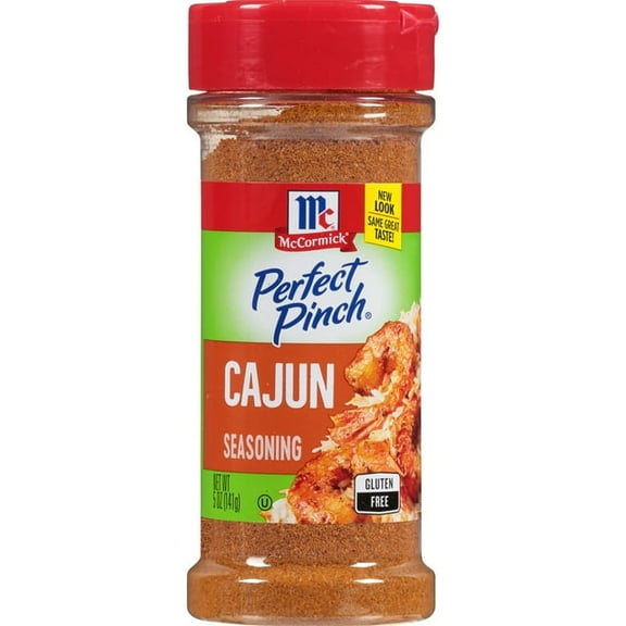 McCormick Perfect Pinch Gluten Free Cajun Seasoning 5 oz Bottle (Pack of 4)