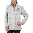 thumbnail image 4 of Women's G-III 4Her by Carl Banks Gray Washington Capitals Sherpa Quarter-Zip Pullover Jacket, 4 of 5