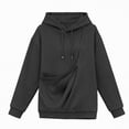 thumbnail image 6 of mgoYE Cat Dog Pouch Hoodie for Women Pet Carrier Kangaroo Pouch Sweatshirts with Large Pocket Pullover Sharpa Warm Shirt(Dark Gray,2XL), 6 of 6
