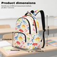 thumbnail image 3 of Kuiaobaty Dinosaur Bone Print Backpack and Pencil Case Set for Girls Boys Large Capacity Bookbags and Water Bottle Holder Roomy Casual Backpack and Lunch Bag Set for School, 3 of 7