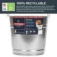 thumbnail image 4 of Behrens 1212GS 12-Quart Galvanized Steel Pail, 4 of 4