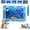 #D, variant on Cat Cooling Mat - Inflatable Water Sensory Play Mat with Pump, Thickened Pet Cooling Pad for Cats, Interactive Ocean Water Play Mat for Indoor Outdoor Summer Exercise Fun (#B-39.4IN)