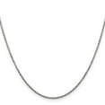 thumbnail image 2 of Primal Gold 14 Karat White Gold 1.45mm Diamond-cut Cable Chain Necklace, 2 of 4