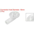 thumbnail image 4 of Air Conditioner Drain Hose Connector Elbow Fitting for Mini-Split Units and Window AC Unit 18mm 3 Pcs, 4 of 4