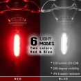 thumbnail image 3 of COB LED MTB bicicleta luces de advertencia traseras 120LM bicicleta luz trasera * 2 Sywqhk Accesorios para bicicletas, 3 of 9