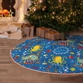 thumbnail image 5 of Sikiie Animals1 Nativity Christmas Tree Skirt, Jesus Christian Winter Holiday Tree Mat Decoration(30-48IN)30", 5 of 6