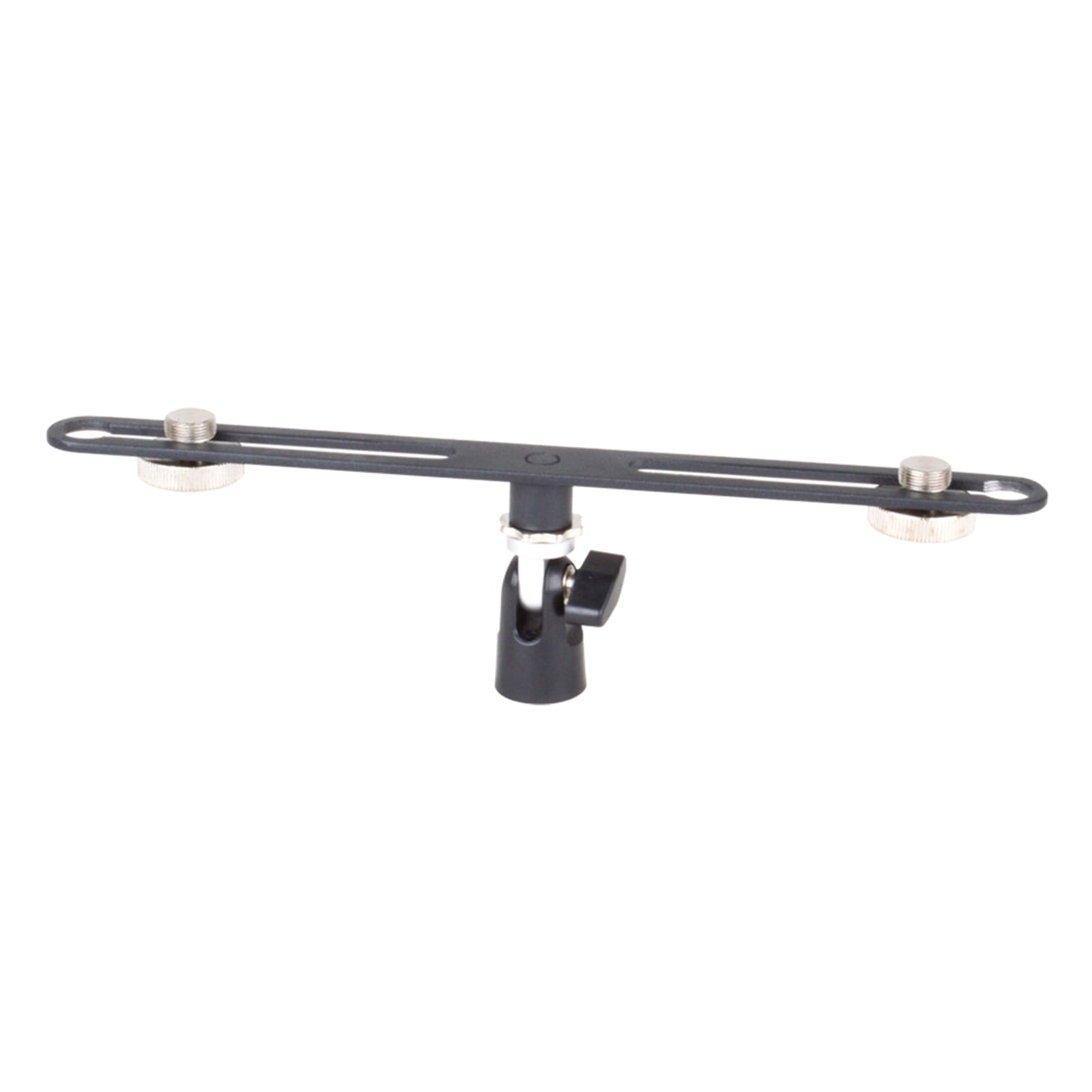 Adjustable Microphone Rod Camera Mount Bracket Double Mount Stand with 5/8inch Thread Screws