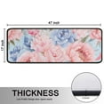 thumbnail image 5 of Kitchen Rugs Sets Of 2,Pioneer Flower Floral Print Pattern Anti Fatigue Kitchen Mat Rugs Non Slip Washable,Decorative Kitchen Floor Mats for Kitchen,Sink,Laundry,17"x47"+17"x47", 5 of 5