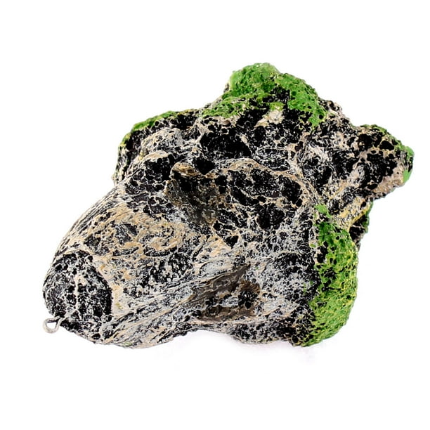 Unique Bargains Aquarium Artifiial Moss Stone Floating Rock Decoration ... Moss On Rocks In Aquarium