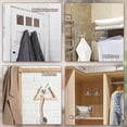 thumbnail image 5 of 10 Pieces Coat Hook, Metal Double Coat Hook with Screws, Bathroom Hook, for Shelves, Drawers, Bath, Bedroom Hook and Decor (Silver), 5 of 5